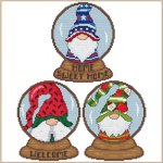 (image for) Monthly Gnome Snow Globes - July August September